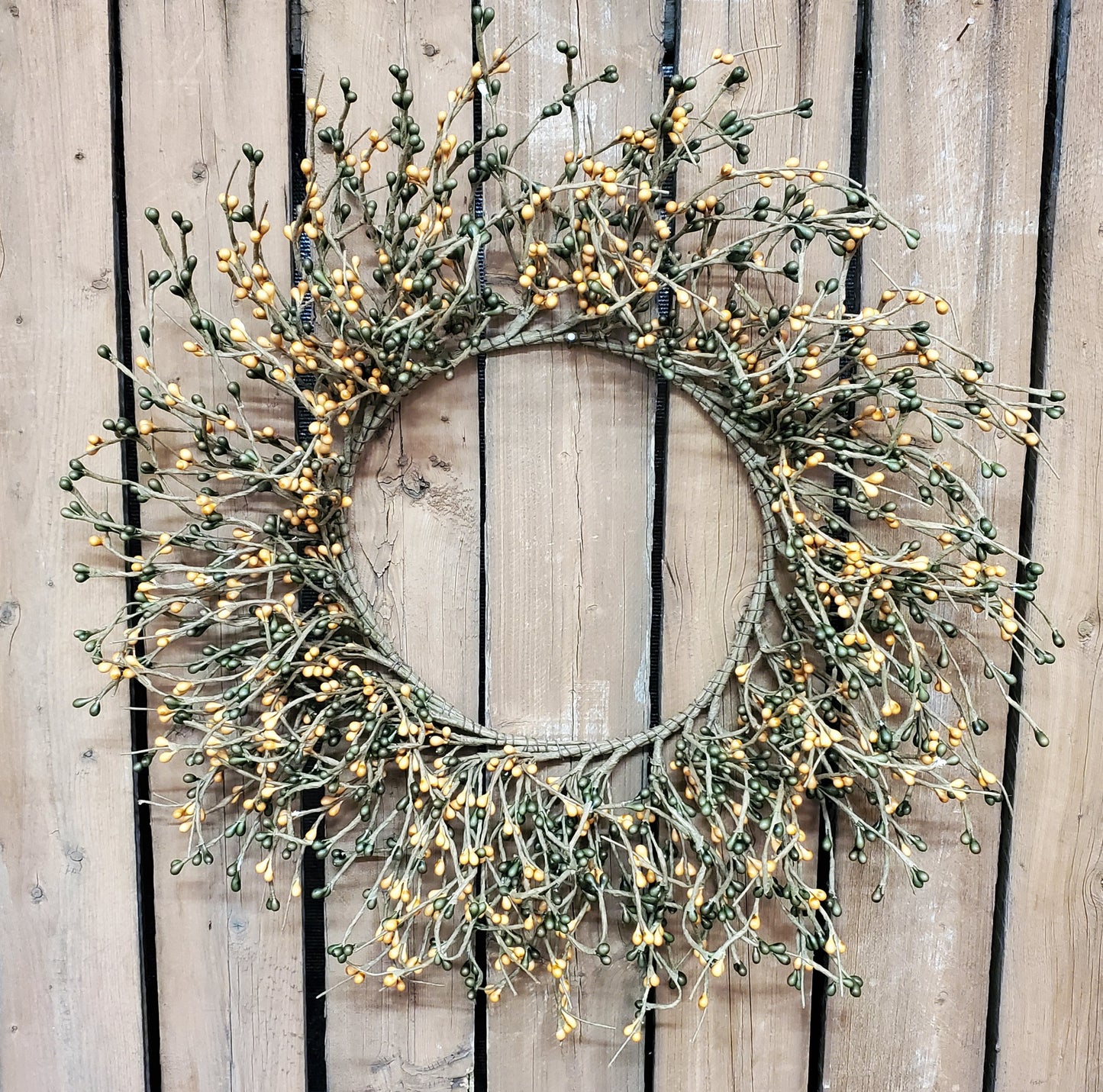 Vintage and Sage Berry Wreath
