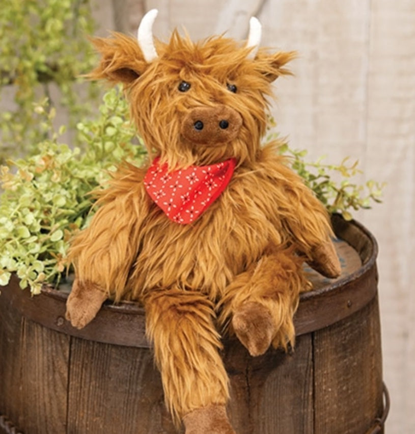 Baby Highland Cow Doll
